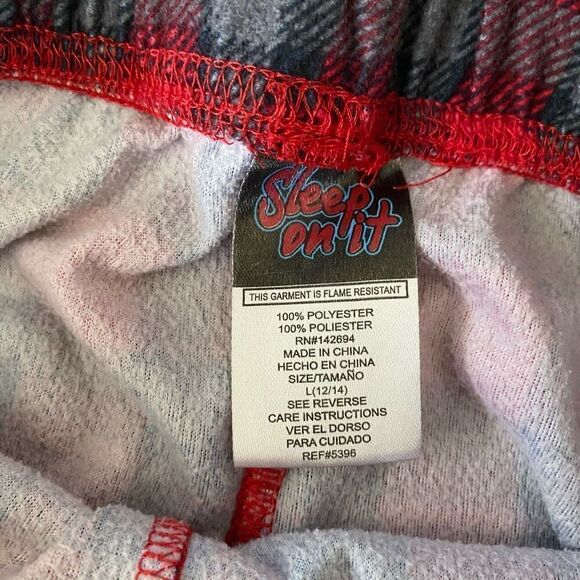 Sleep on it youth boys L 12/14 Longsleeve & pants pajama set - Picture 7 of 8